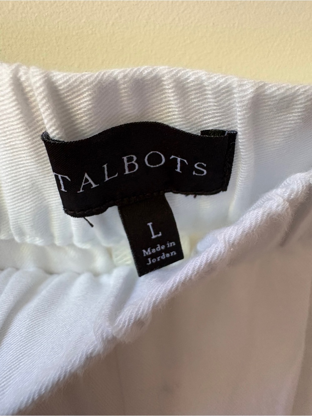 NWT Talbots Cotton/Linen Blend Crop Pant - Picture 5 of 8